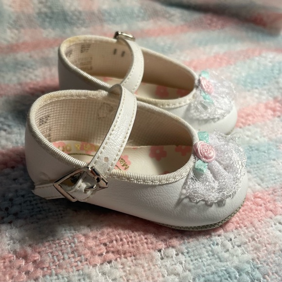 Vintage Wee Kids Baby Shoes Size 0 - Picture 3 of 13